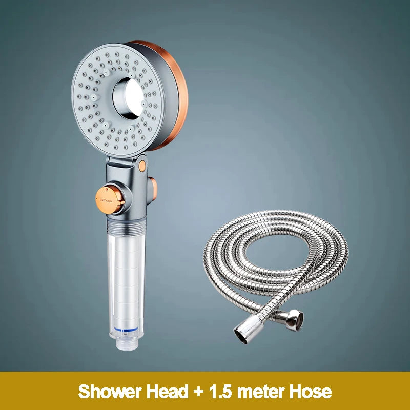 Rainkind High-Pressure Filtered Shower Head — Dual-Sided