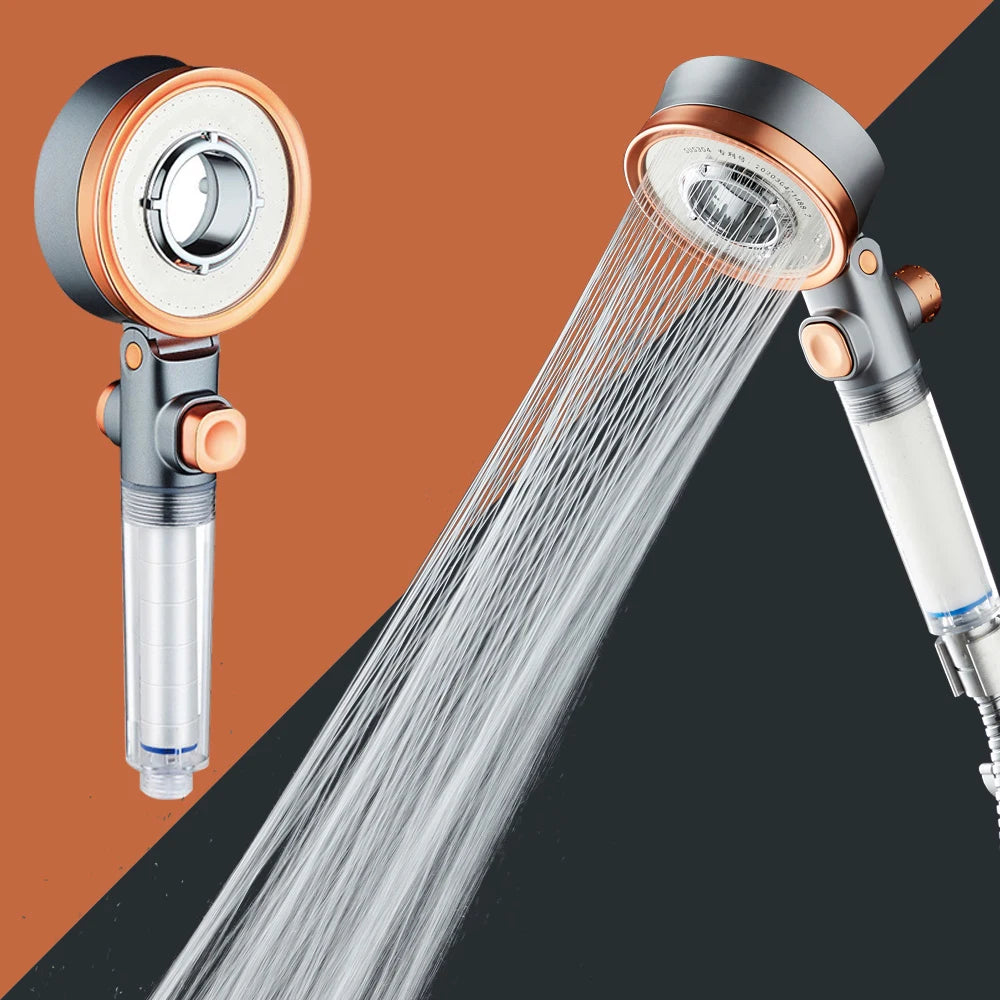 Rainkind High-Pressure Filtered Shower Head — Dual-Sided