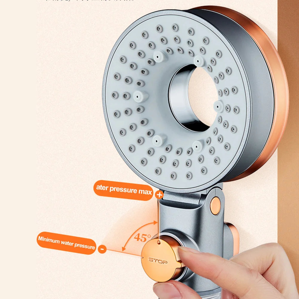 Rainkind High-Pressure Filtered Shower Head — Dual-Sided